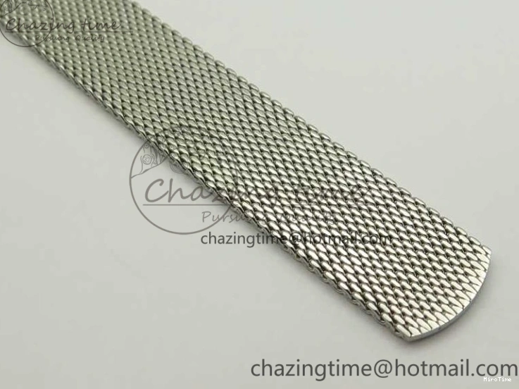 MIROTIME 0520 Portofino Automatic SS MKF 1:1 Best Edition White Dial On SS Mesh Bracelet A2892 V TechFriendly 7205